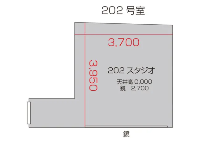 202スタジオ 図面