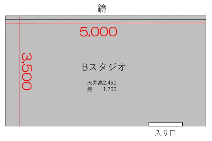 Bスタジオ 図面