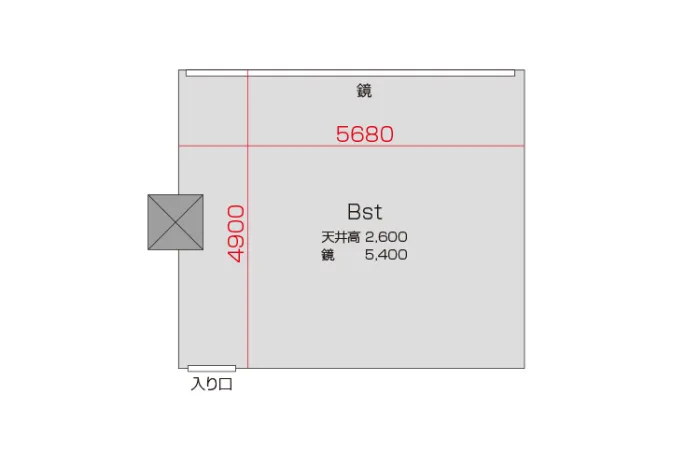 Bスタジオ 図面