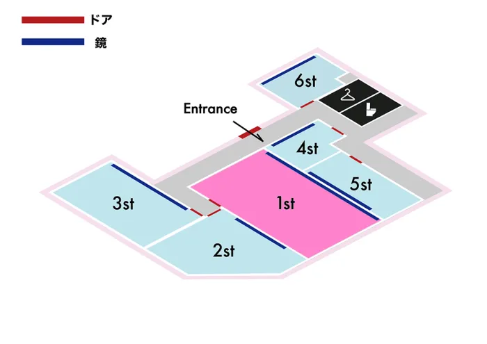 BUZZ池袋本店 店舗全体図