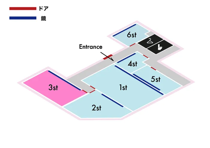 BUZZ池袋本店 店舗全体図