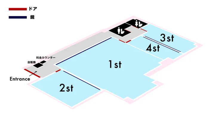BUZZ八王子 店舗全体図