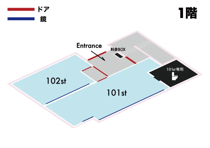 BUZZ高田馬場2丁目 店舗全体図